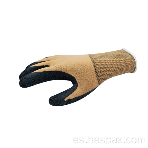 Herramienta de jardinería recubierta de látex Hespax Guantes industriales